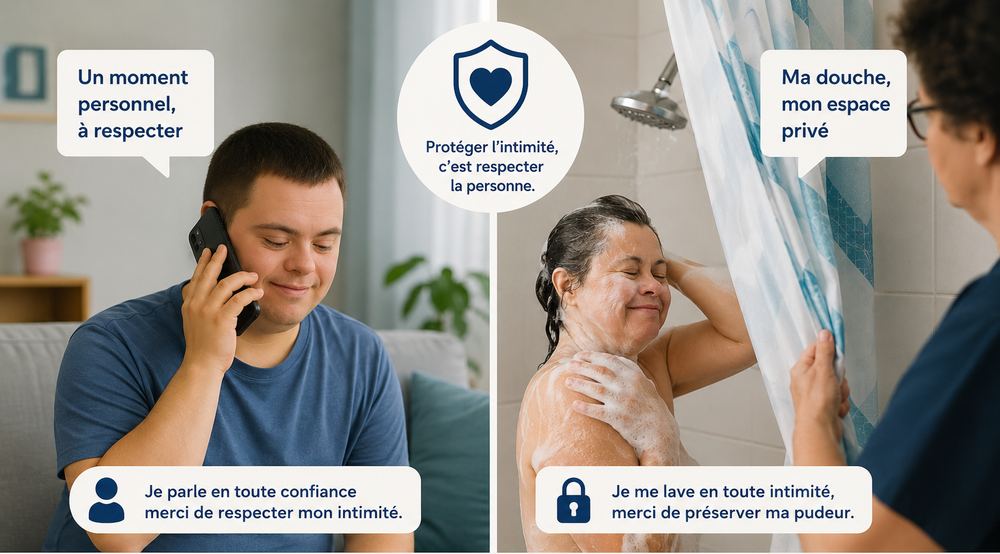 Illustration : La protection de l'intimité dans les ESSMS